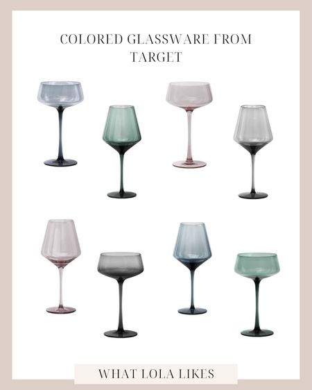 This colored glassware from Target looks so elevated!

#LTKstyletip #LTKSeasonal #LTKhome