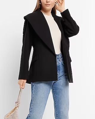 Shawl Lapel Wrap Coat | Express