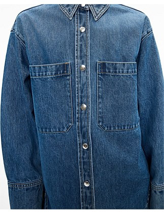 DENIM SNAP SHIRT | David Jones (Australia & New Zealand)