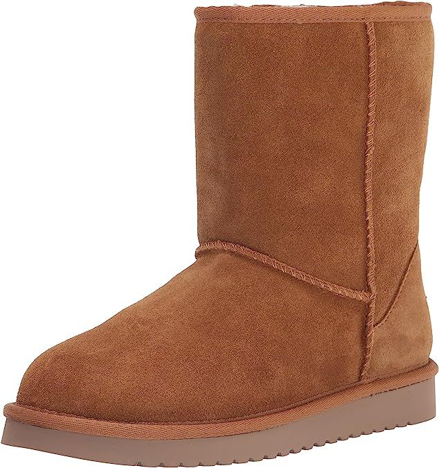 Amazon.com | Koolaburra by UGG Women's koola Short Fashion Boot, Chestnut, 05 M US | Boots | Amazon (US)