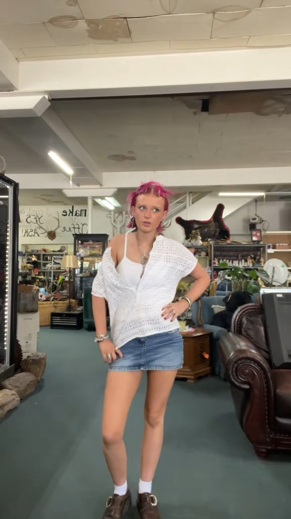 tank is faded glory, top is cold water creek, skirt is industrial cotton, shoes are vintage docs

#LTKShoeCrush #LTKWorkwear #LTKU