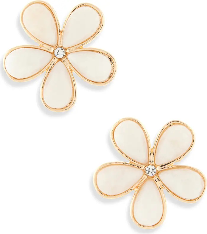 BaubleBar Resin Flower Stud Earrings | Nordstrom | Nordstrom