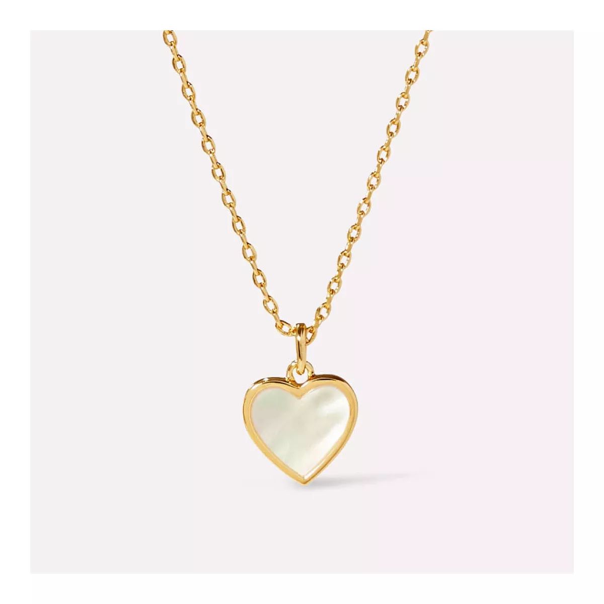 Ana Luisa - Gold Heart Necklace  - Laure Mother of Pearl | Target