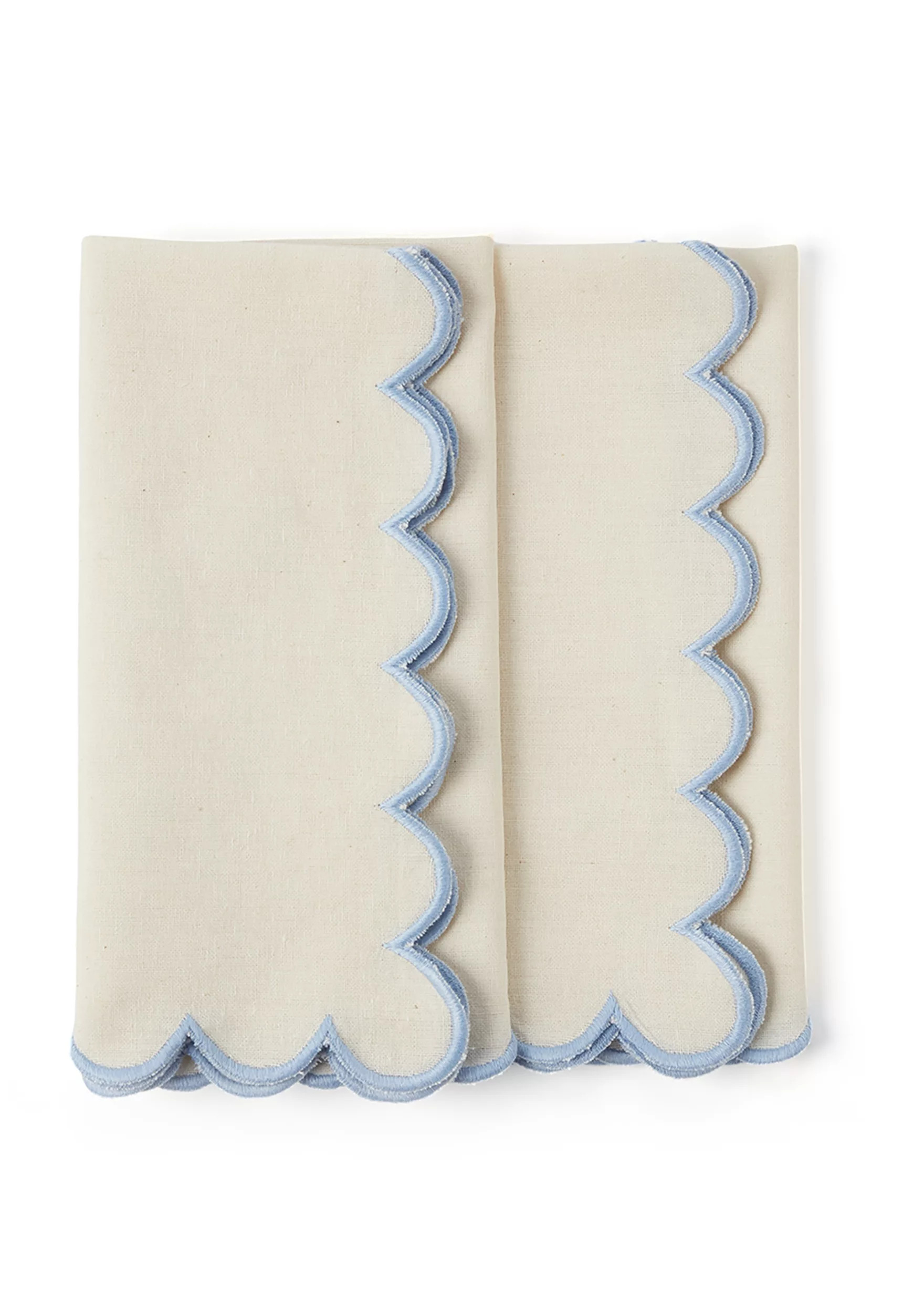 Set of 2 Scalloped Napkins | Belk
