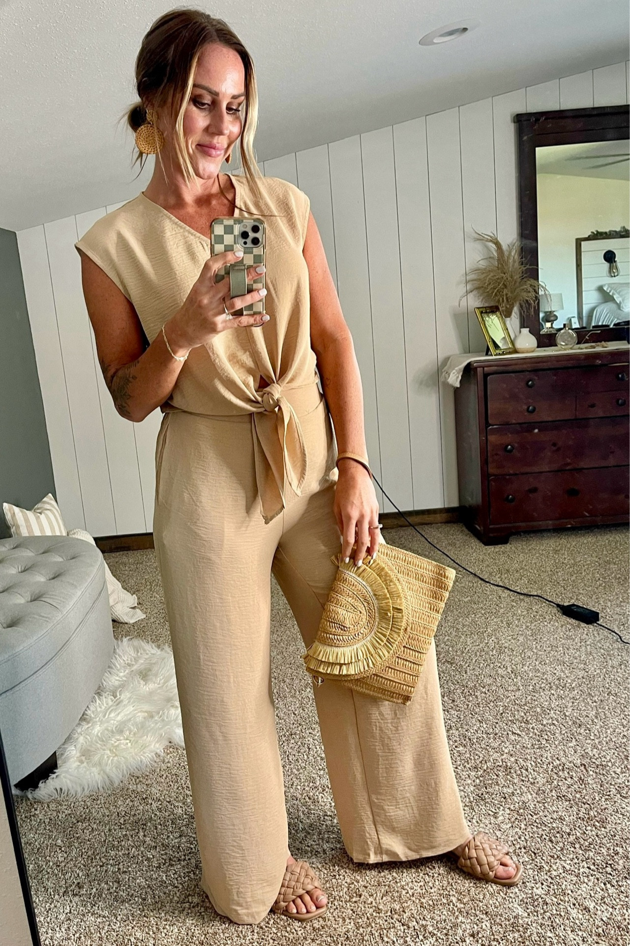 A classic neutral look. 

#LTKstyletip #LTKfindsunder50 #LTKshoecrush