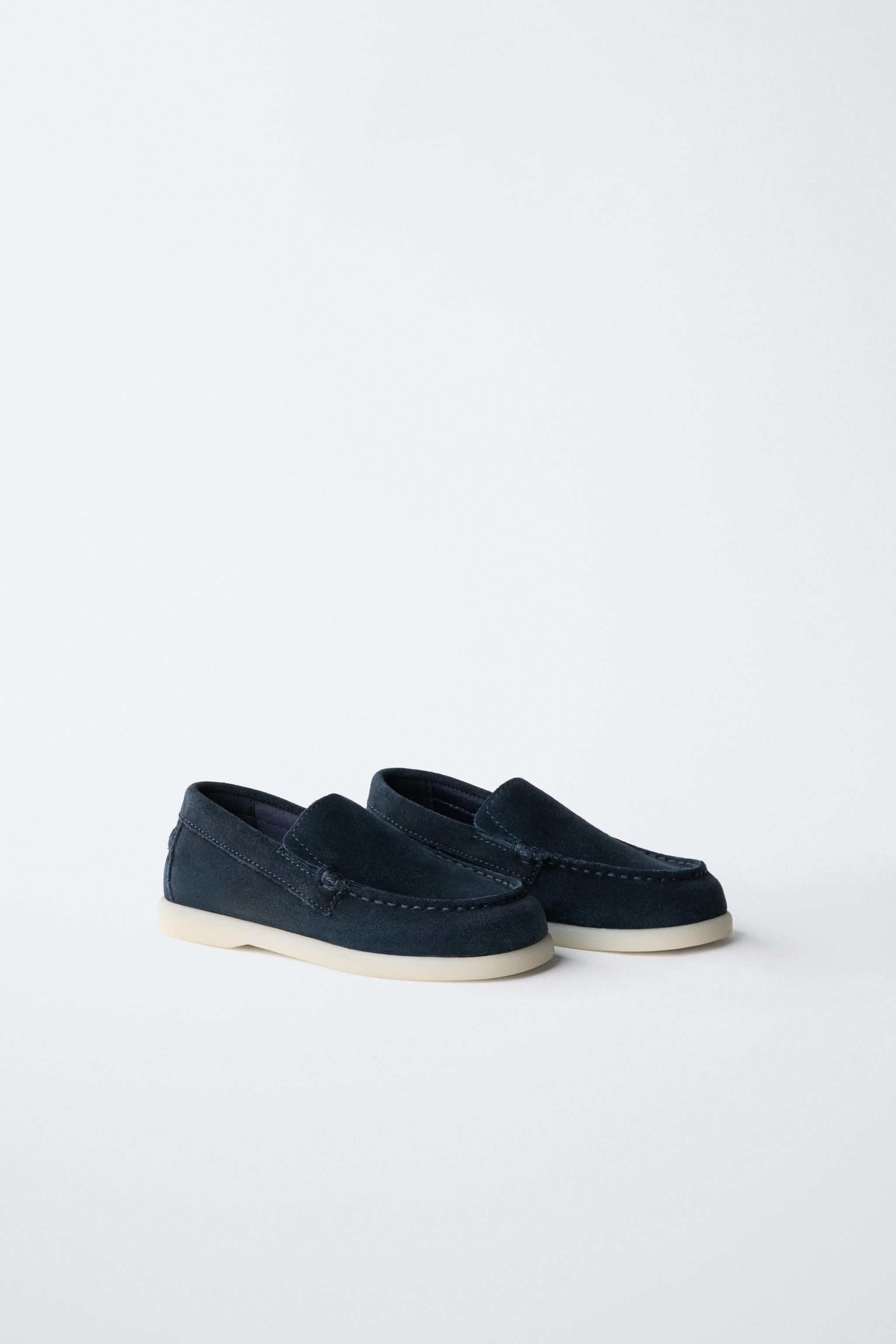 LEATHER DECK SHOES | Zara UK