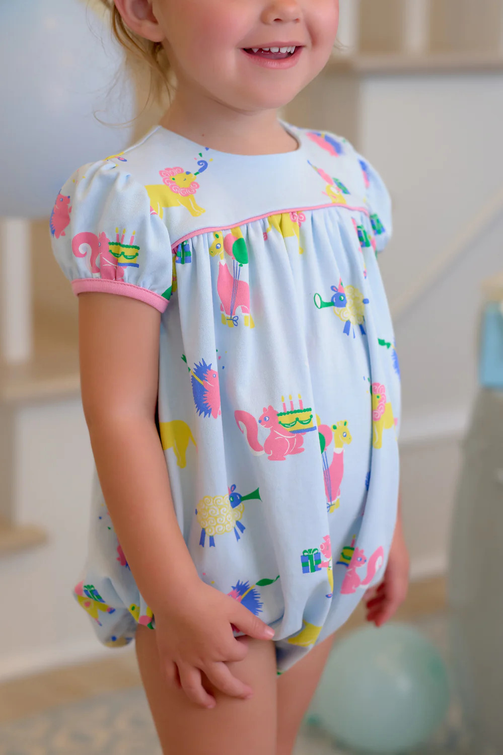 Blythe Bubble - Party on Party Animal with Hamptons Hot Pink | The Beaufort Bonnet Company