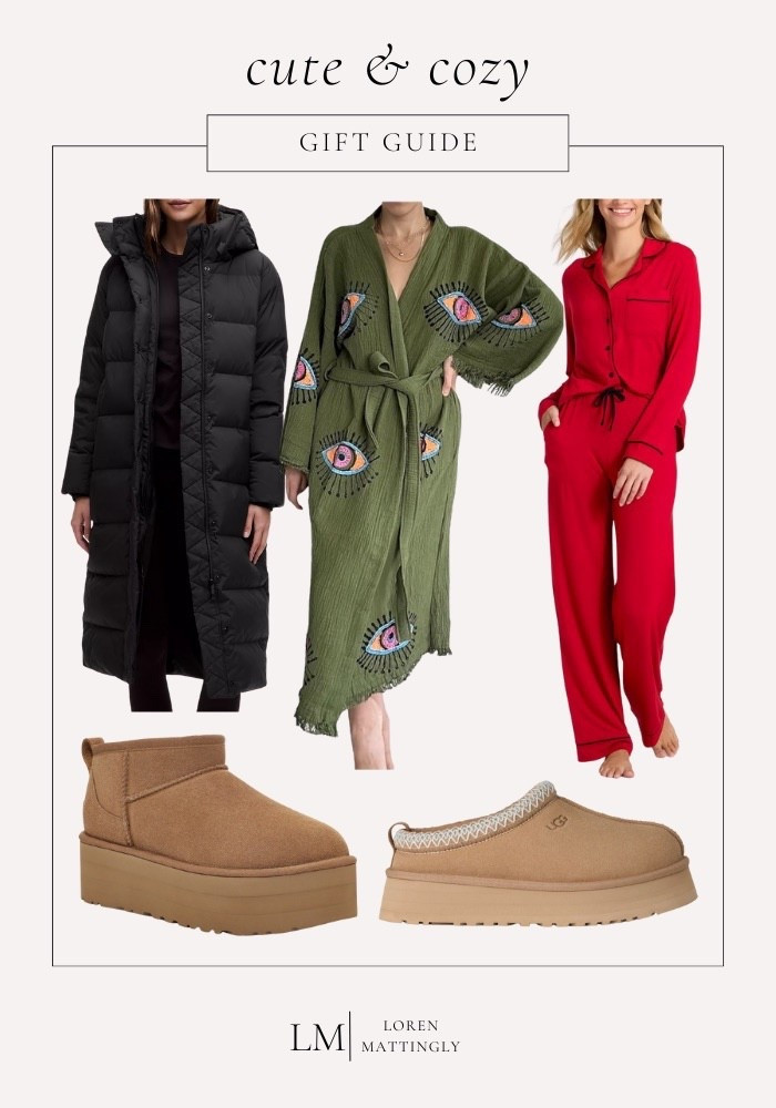 I’m sharing my favorite “cute & cozy” gifts — the pieces I live in all winter long. ❄️✨ From the softest pajamas and the dreamiest robe to warm jackets and the UGGs everyone is obsessed with… these are the gifts that make cold days feel a little more fun (and a lot more comfortable).

If you’re shopping for someone who loves to be warm, relaxed, and still put together, this guide has so many easy wins.

Tap to shop + save for later — more cozy gift ideas coming your way 🤍

#CozyGiftGuide #HolidayGiftGuide #GiftsForHer #ColdWeatherStyle #WinterFavorites #UGGSlippers #GiftIdeas2025 #LTKFinds

#LTKHoliday #LTKGiftGuide