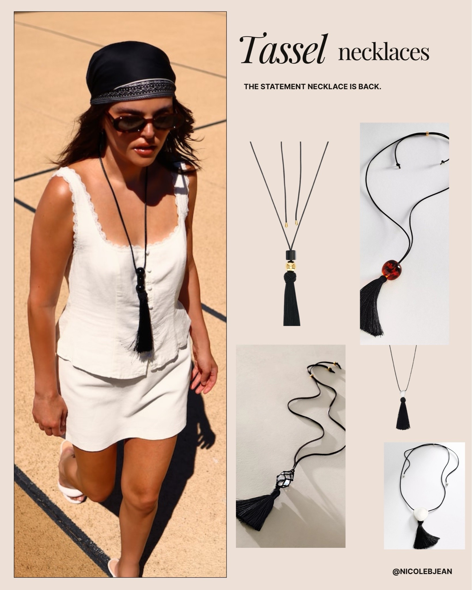 New trend unlocked: Tassel necklaces.

#LTKOver40