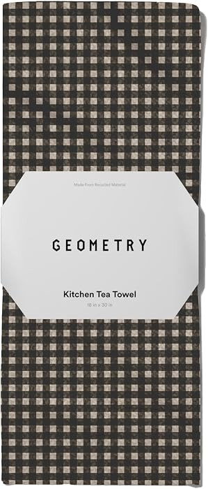 GEOMETRY Kitchen Towels - Quick Dry Microfiber Cloth Dish Towels for Kitchen Drying - Premium Qui... | Amazon (US)