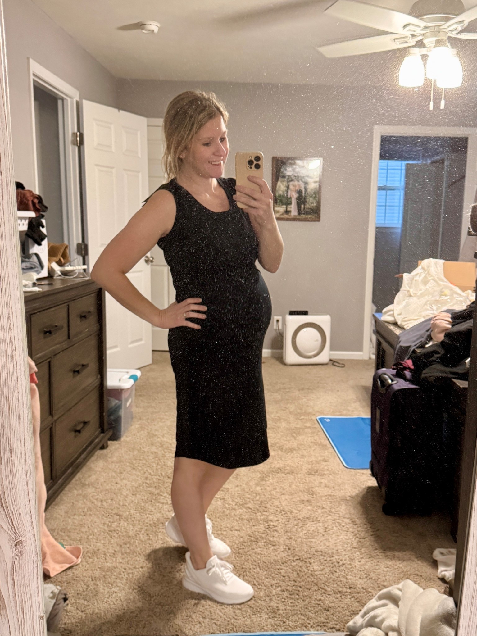 Maternity dress | slip on shoes | casual wear | Amazon | Nike | kizik | simple outfits | 

#LTKBaby #LTKmomlife #LTKFindsUnder100