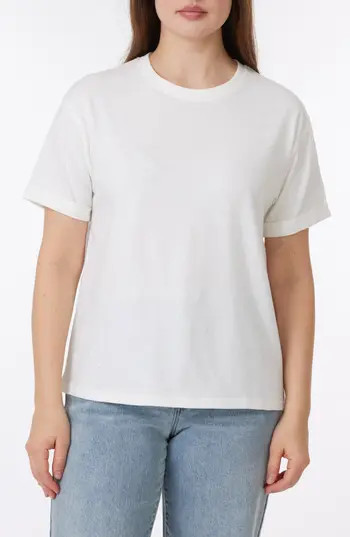C & C California Melissa Sunwashed Relaxed Cotton T-Shirt in Sugar Swizzle at Nordstrom Rack, Size Large | Nordstrom Rack