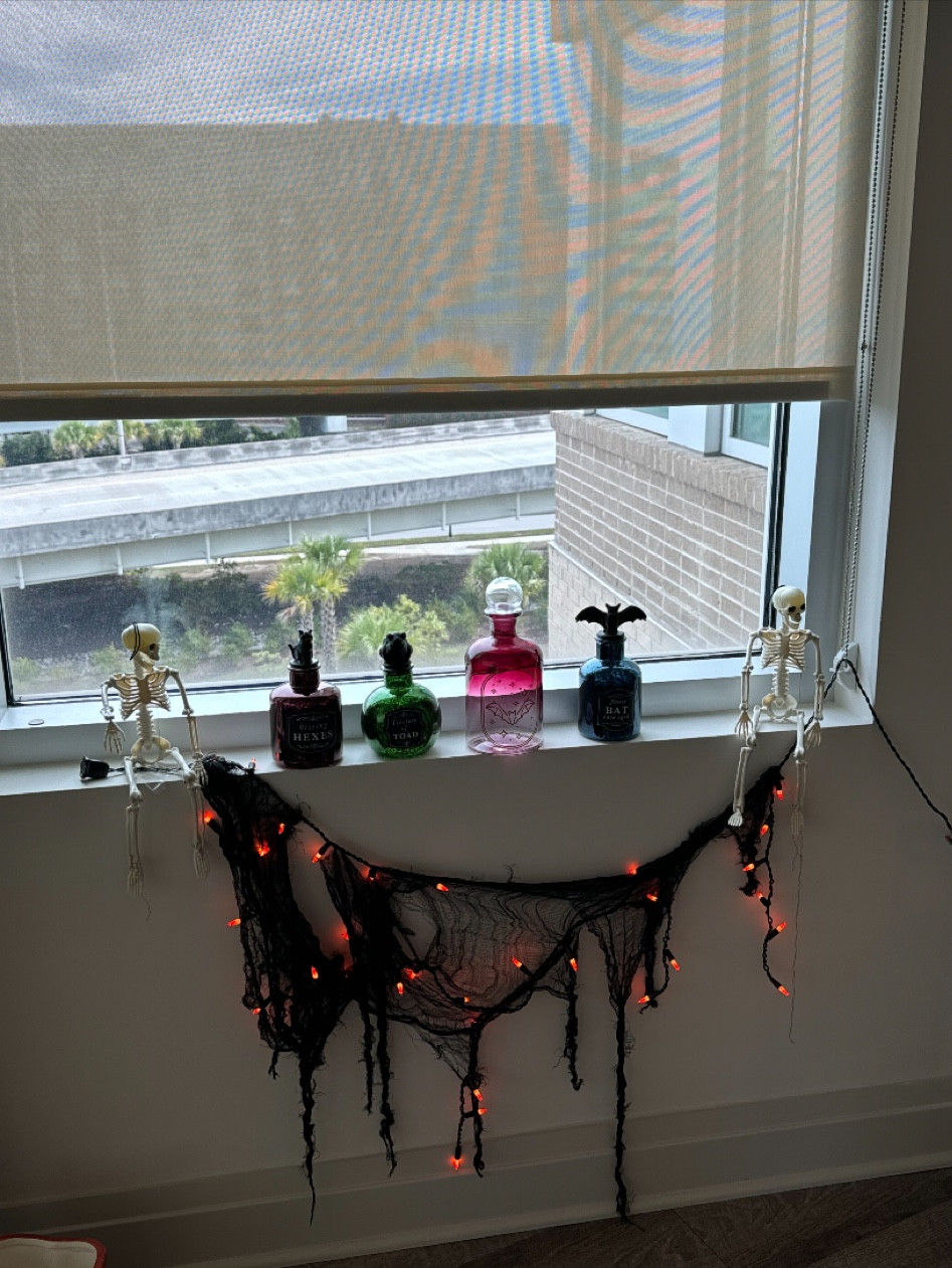 Cobb Web tapestry with lights! 

#LTKSeasonal #LTKxPrime #LTKHalloween
