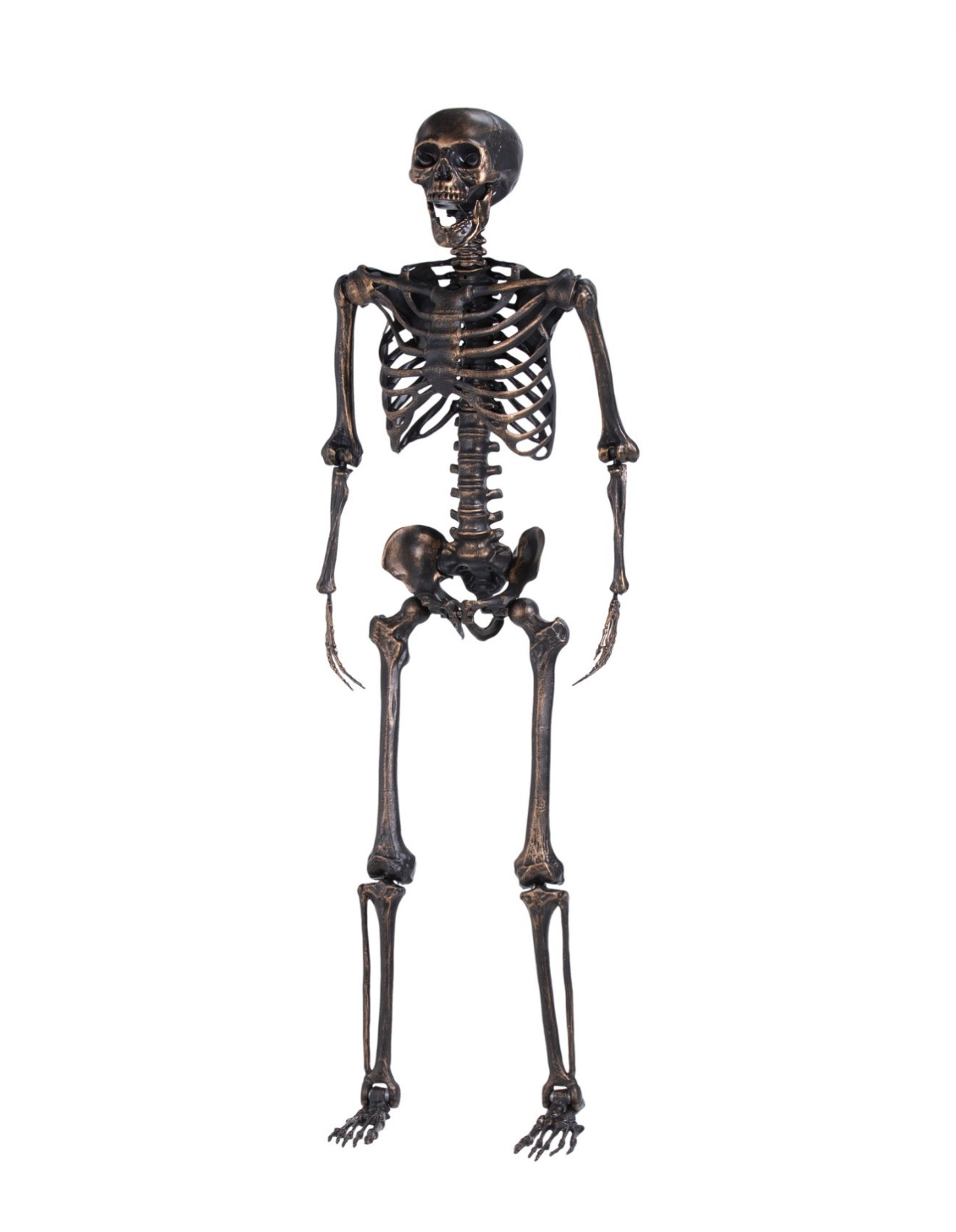 This bronze skeleton won’t last long!