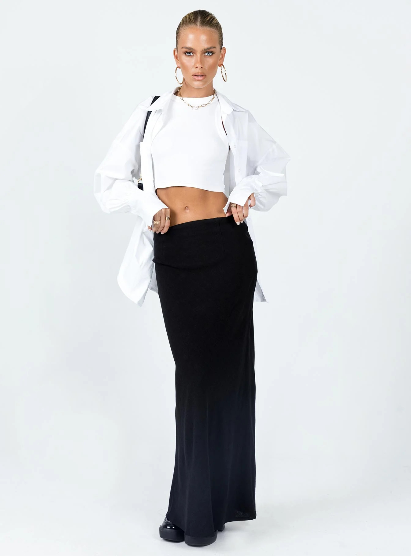 Jodie Maxi Skirt Black | Princess Polly US