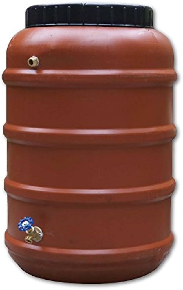 Rain Barrel, DIY Kit, Made from Previously Used Food Grade Barrel, Upcycled, Recycled, 58 Gallon ... | Amazon (US)