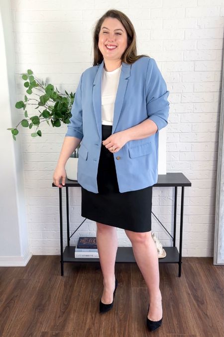 Spring workwear outfit ideas 

Womens business professional workwear and business casual workwear and office outfits midsize outfit midsize style 

#LTKmidsize #LTKworkwear #LTKfindsunder100