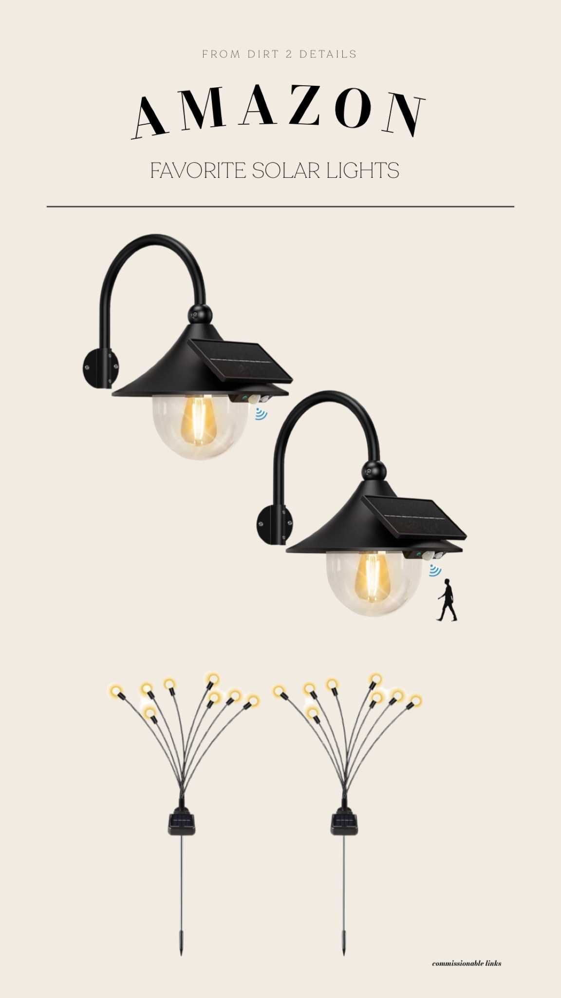 Favorite Amazon Solar Lights 

#LTKhome #LTKSale #LTKSeasonal