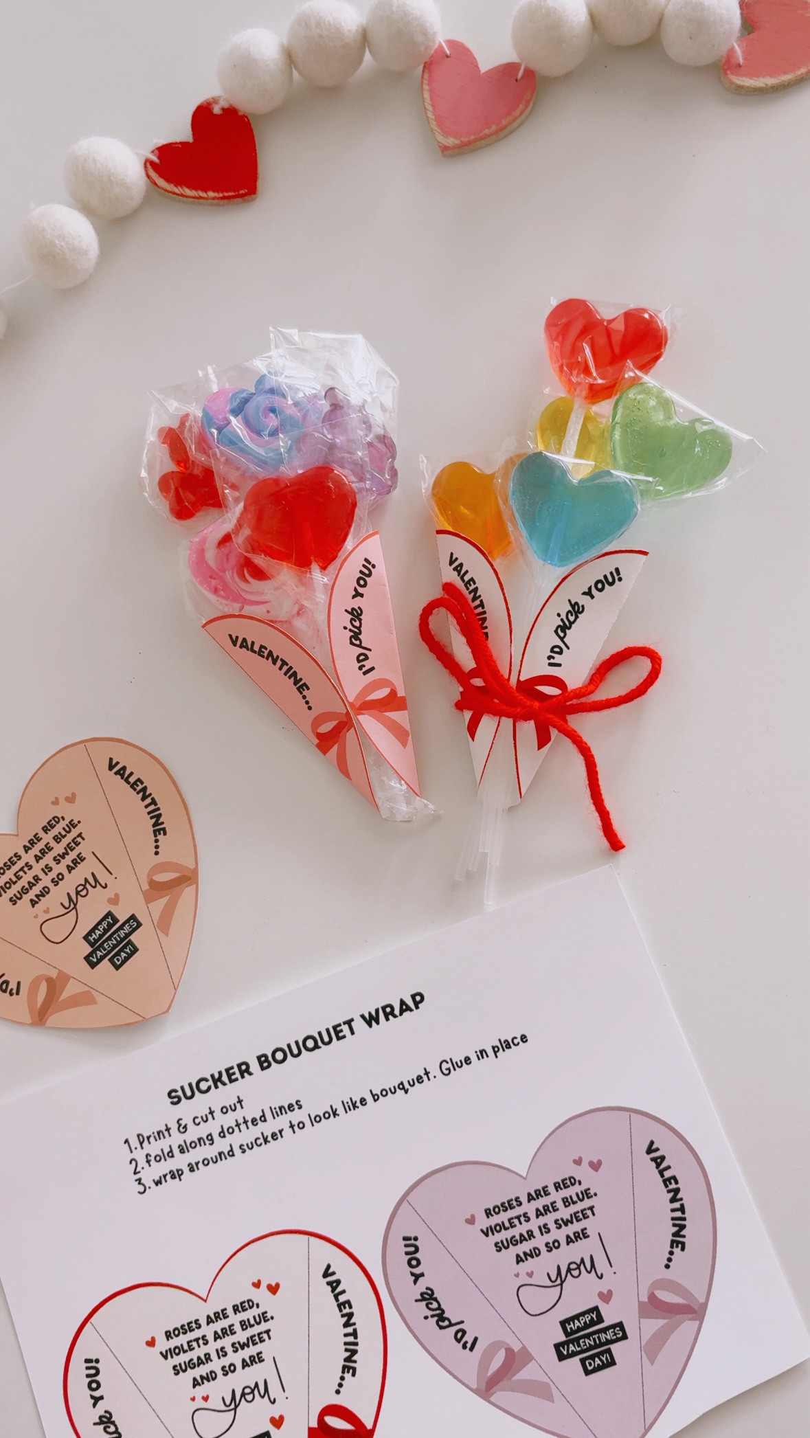 A unique DIY Valentine idea! A heart that becomes a bouquet wrap - perfect paired for suckers and more! 

#LTKParties #LTKKids #LTKSeasonal