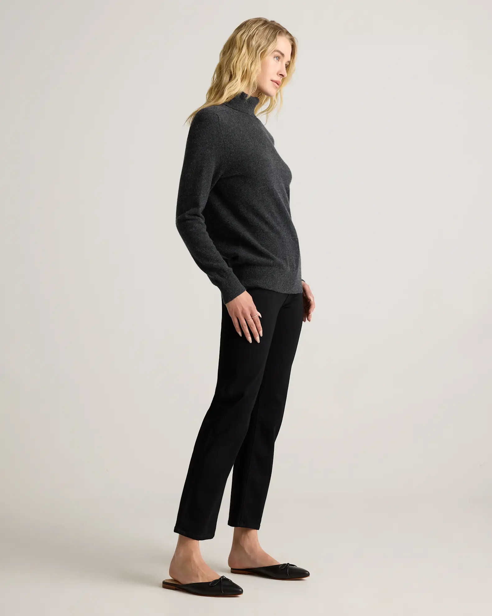 Mongolian Cashmere Turtleneck Sweater | Quince
