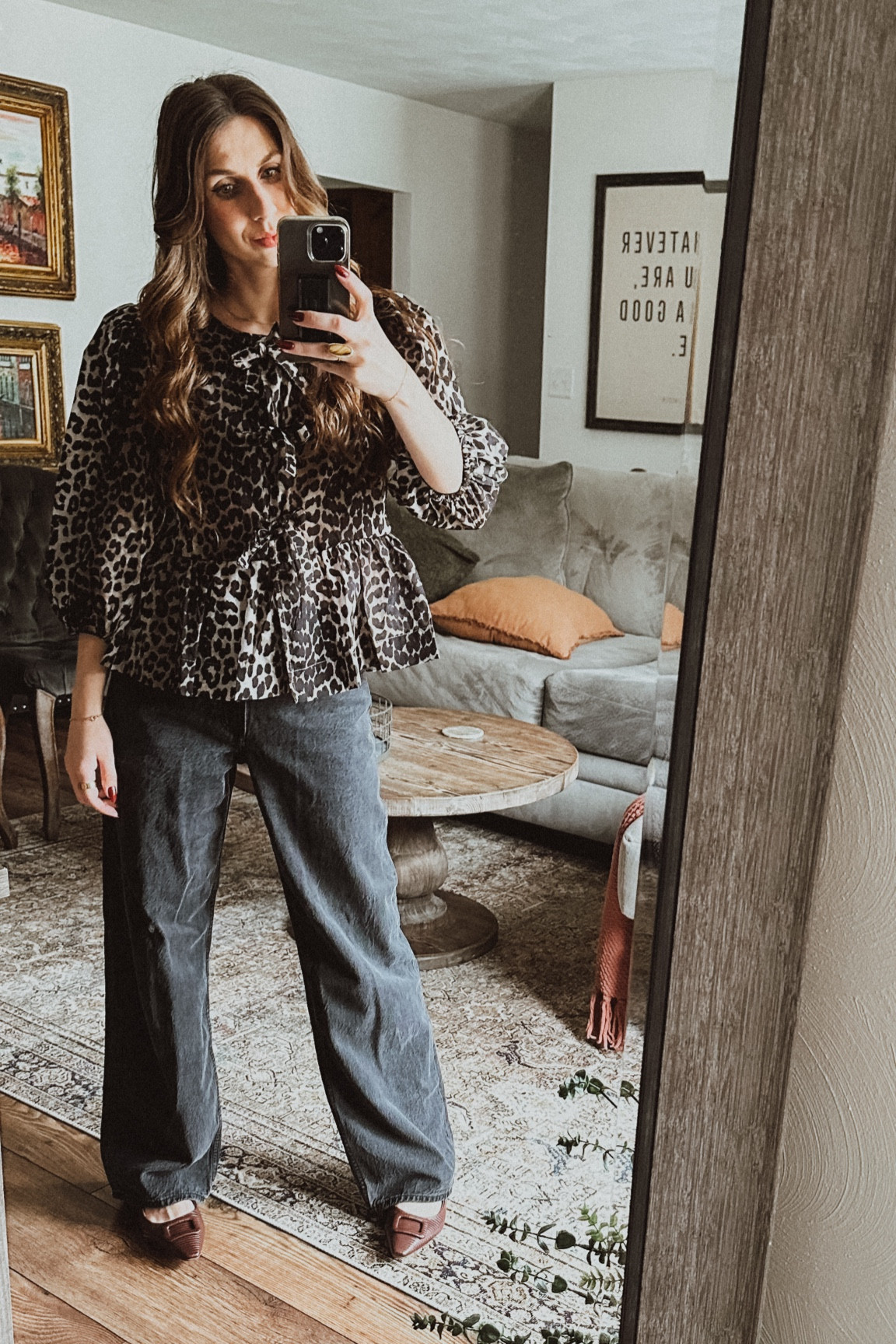 I was never an animal print gal, but I am loving the pop of pattern this trend brings for fall! I am 5'4 and purchased this tie-front top from Amazon (size small), the jeans (my all time favorites) from Abercrombie (size 24), and the versatile brown slingbacks from Nordstrom Rack! This is my go-to casual fall outfit of the season for sure. 

#LTKSeasonal #LTKStyleTip #LTKFindsUnder100
