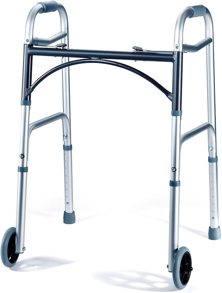 Walkers for Seniors Folding Walker with Wheels Rolling Walker Front Wheel Walker Aluminum Lightwe... | Amazon (US)