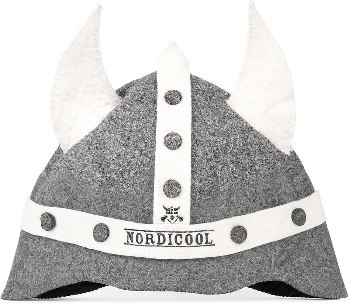 Handmade Premium Wool Sauna Hat – Viking Style Sauna Cap for Men & Women | Natural, Breathable ... | Amazon (US)