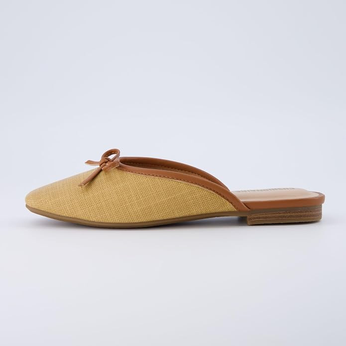 CUSHIONAIRE Women's Jade Bow Mule +Memory Foam, Wide Widths Available | Amazon (US)