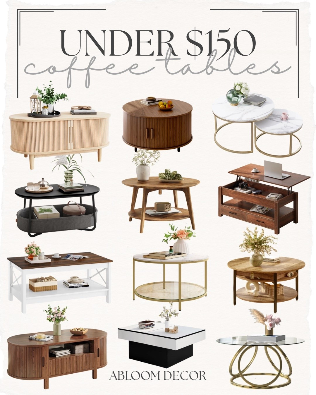 I can’t believe all of these coffee tables are under $150!

#LTKHome