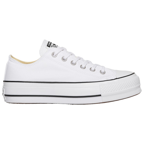 Converse Womens Converse All Star Platform Low Top - Womens Shoes Black/White Size 8.0 | Champs Sports Canada