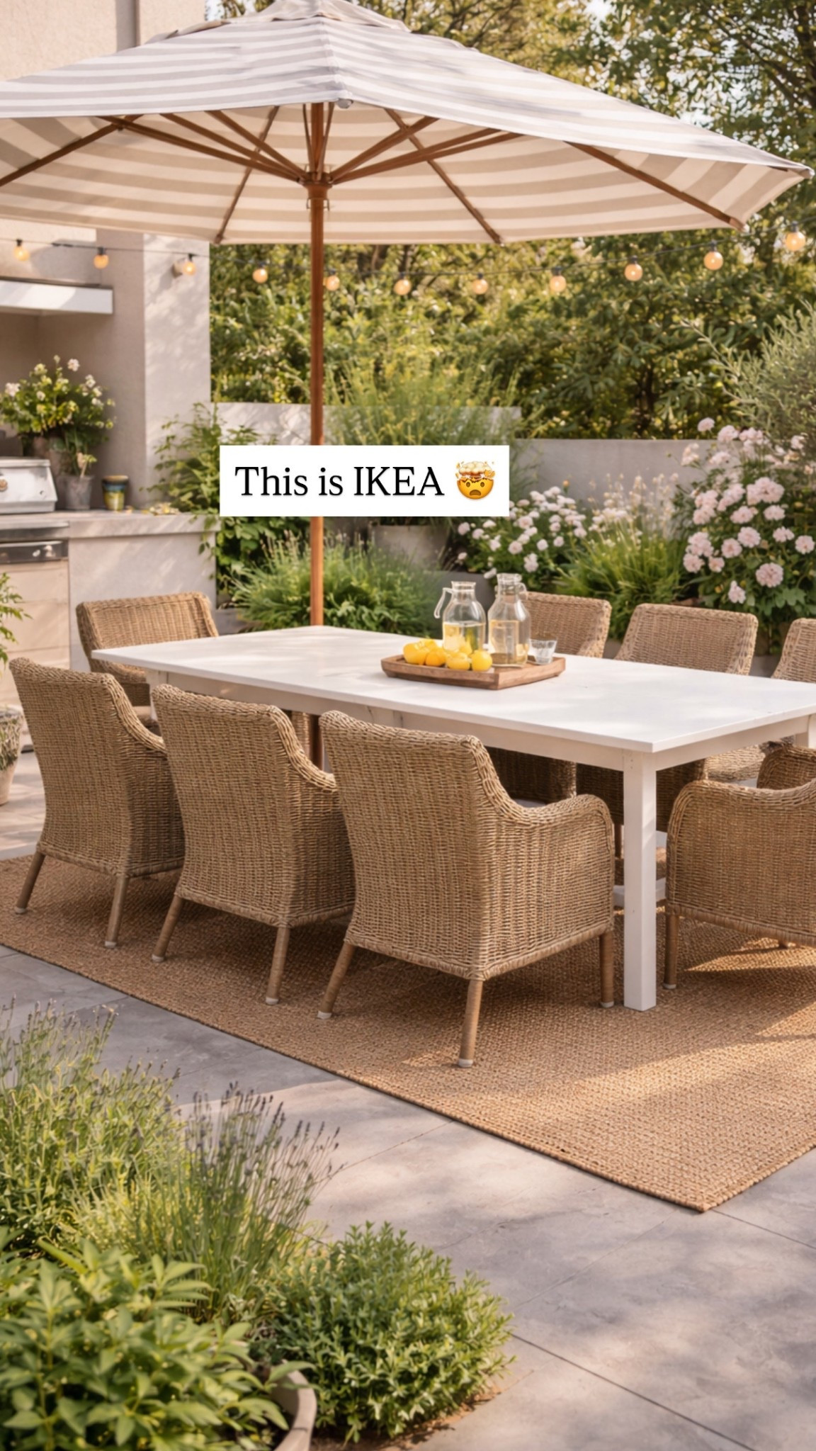 I can’t believe I found this outdoor dining set at IKEA. It ￼looks like it should be pottery barn. don’t forget IKEA offer shipping now too.

Outdoor furniture, outdoor dining outdoor table outdoor chairs

#LTKSeasonal #LTKSaleAlert #LTKHome