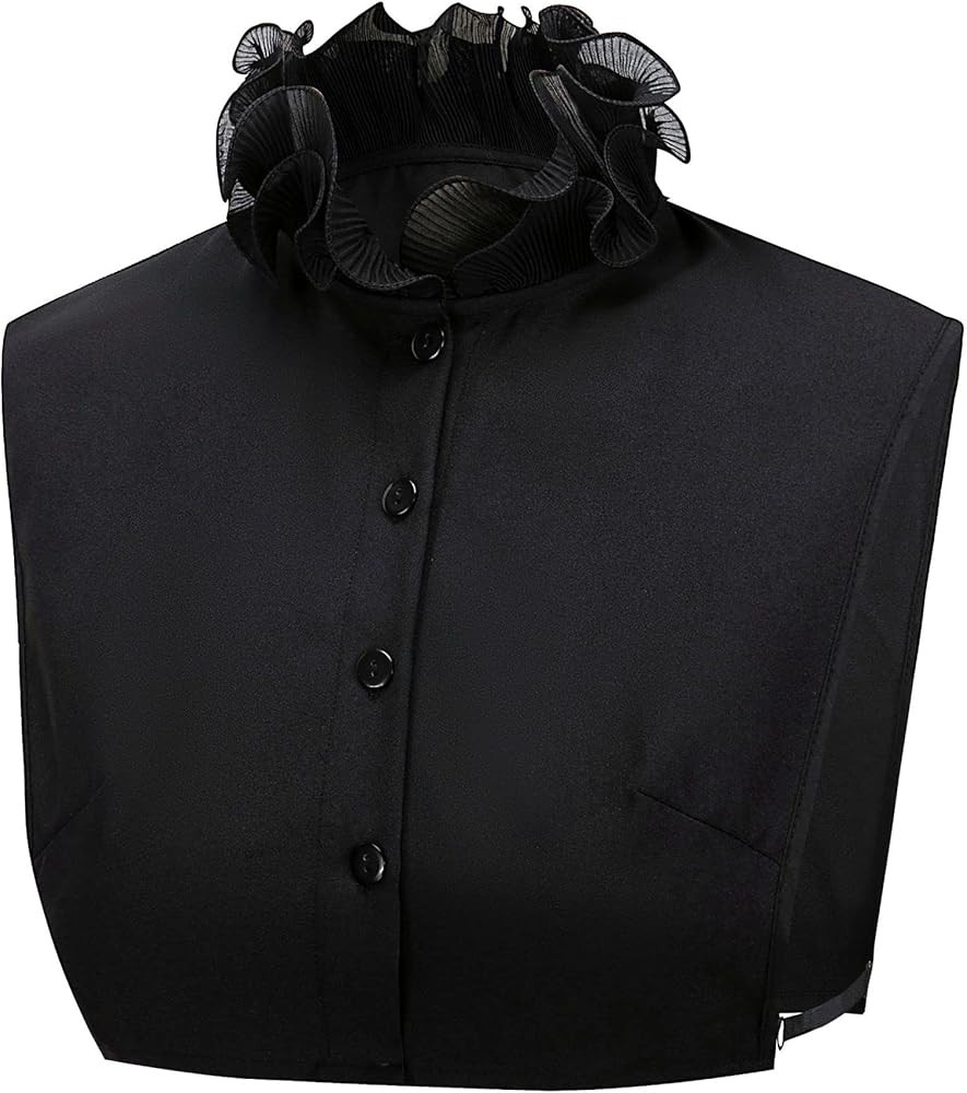 SUZALA Women Half Shirt for Blouse, Dickey Collar False Fake Collars for Sweater Coat | Amazon (US)