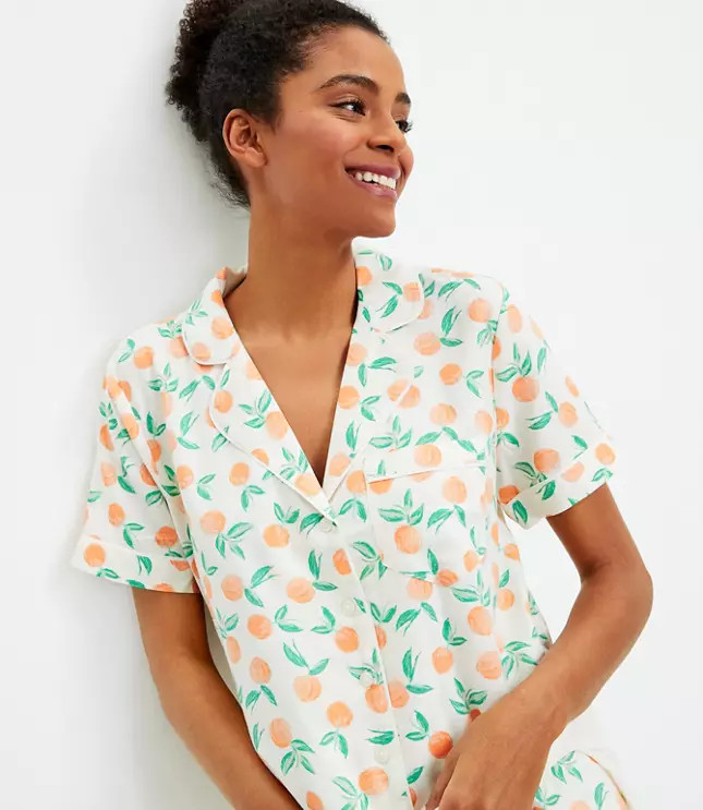 Peaches Pajama Top | LOFT