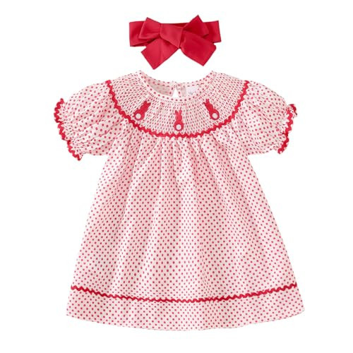 Toddler Girl Easter Dress Rabbit Outfit Little Girls Easter Clothes 1-5T | Amazon (US)