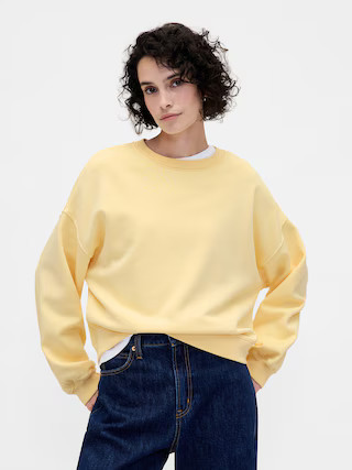 VintageSoft Wedge Crewneck Sweatshirt | Gap (US)