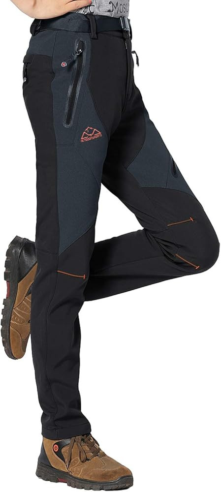 Rdruko Women's Snow Pants Waterproof Insulated Fleece Thermal Ski Hiking Snowboard Pants | Amazon (US)