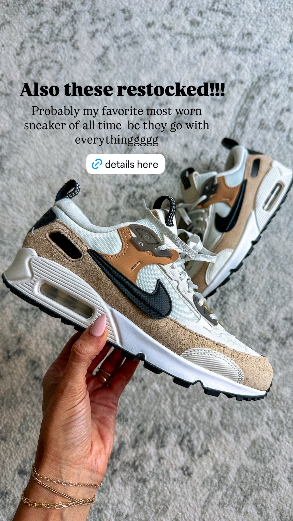 Restocked - my fave neutral sneaker ever!!

#LTKActive #LTKmomlife #LTKfitnessgoals