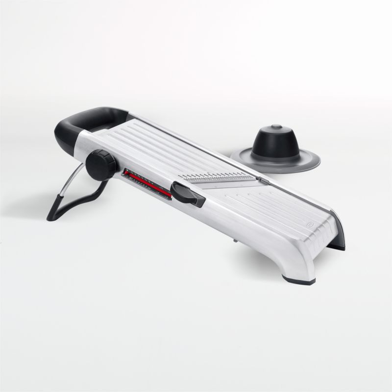 OXO Stainless Steel Mandoline Slicer + Reviews | Crate & Barrel | Crate & Barrel
