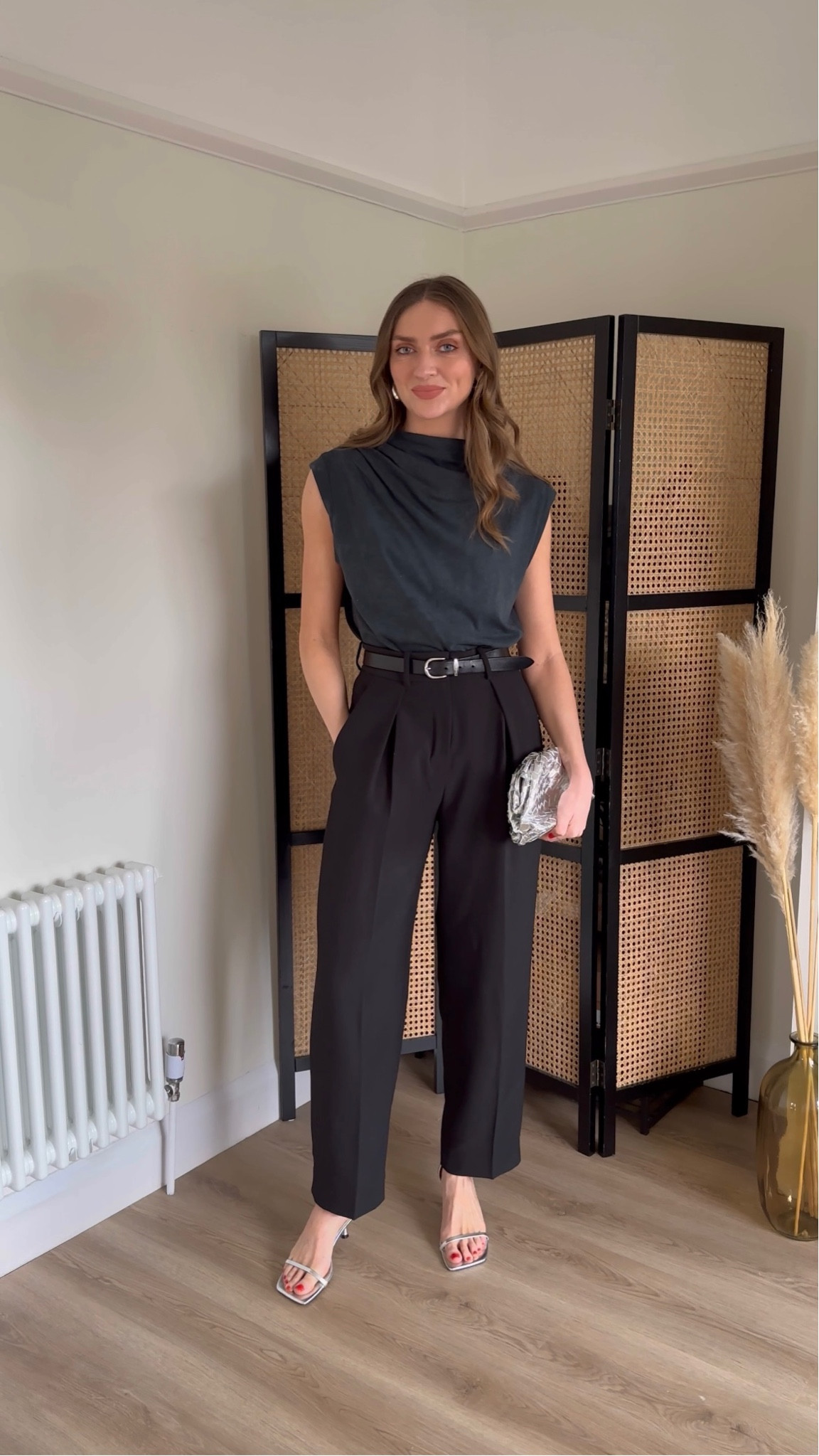 Evening/going out outfit ideas

Wearing…
 
A size 10 in the River Island Grey Drape Cowl Neck Tank Top

A 36 in the & Other Stories Tailored Tapered Trousers
I’m 5ft 6

Topshop via ASOS silver heels

Isabel Marant Zadd leather belt

OutDazl silver woven bag



Evening outfit
Going out outfit
Brunch outfit 
Black trouser styling 


#LTKSeasonal #LTKeurope