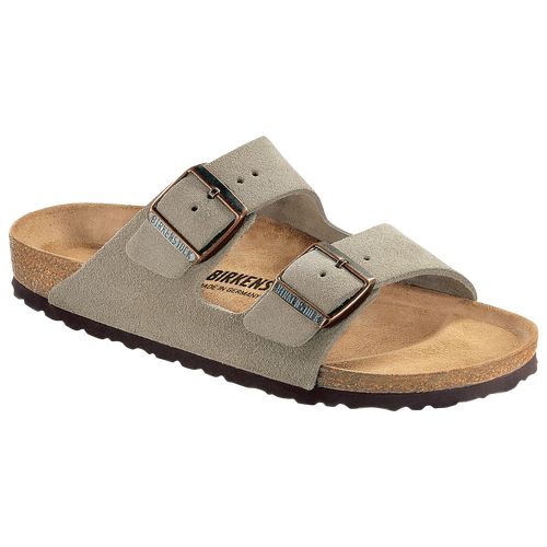 Birkenstock Mens Birkenstock Arizona Suede - Mens Shoes Taupe/Gray Size 11.0 | Foot Locker (US)