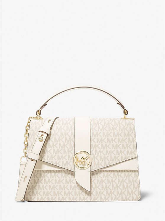 Greenwich Medium Logo Satchel | Michael Kors US