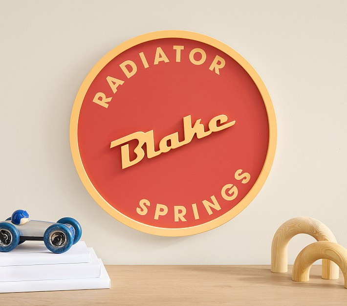 Disney and Pixar <i>Cars</i> Name Decor | Pottery Barn Kids