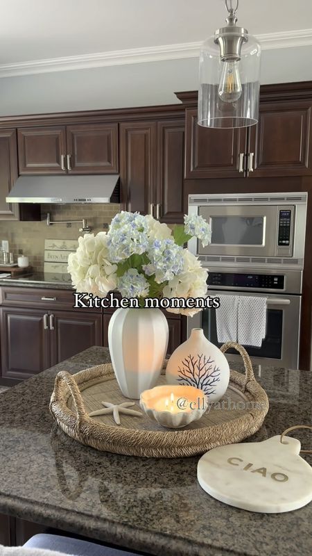 Kitchen home decor accessories, lighting and furniture. Shop vase, coastal candle on sale with free shipping, florals, pendant lighting, soap dispenser, glass display cabinet, kitchen stools, chairs dining table. 

#LTKVideo #LTKFindsUnder50 #LTKHome