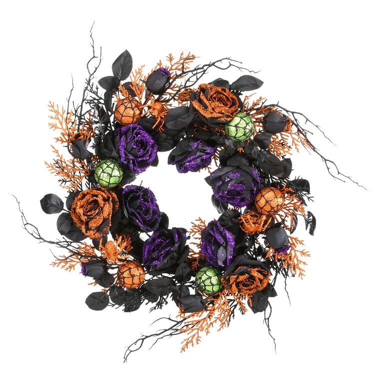 24" Polyester Wreath | Wayfair North America