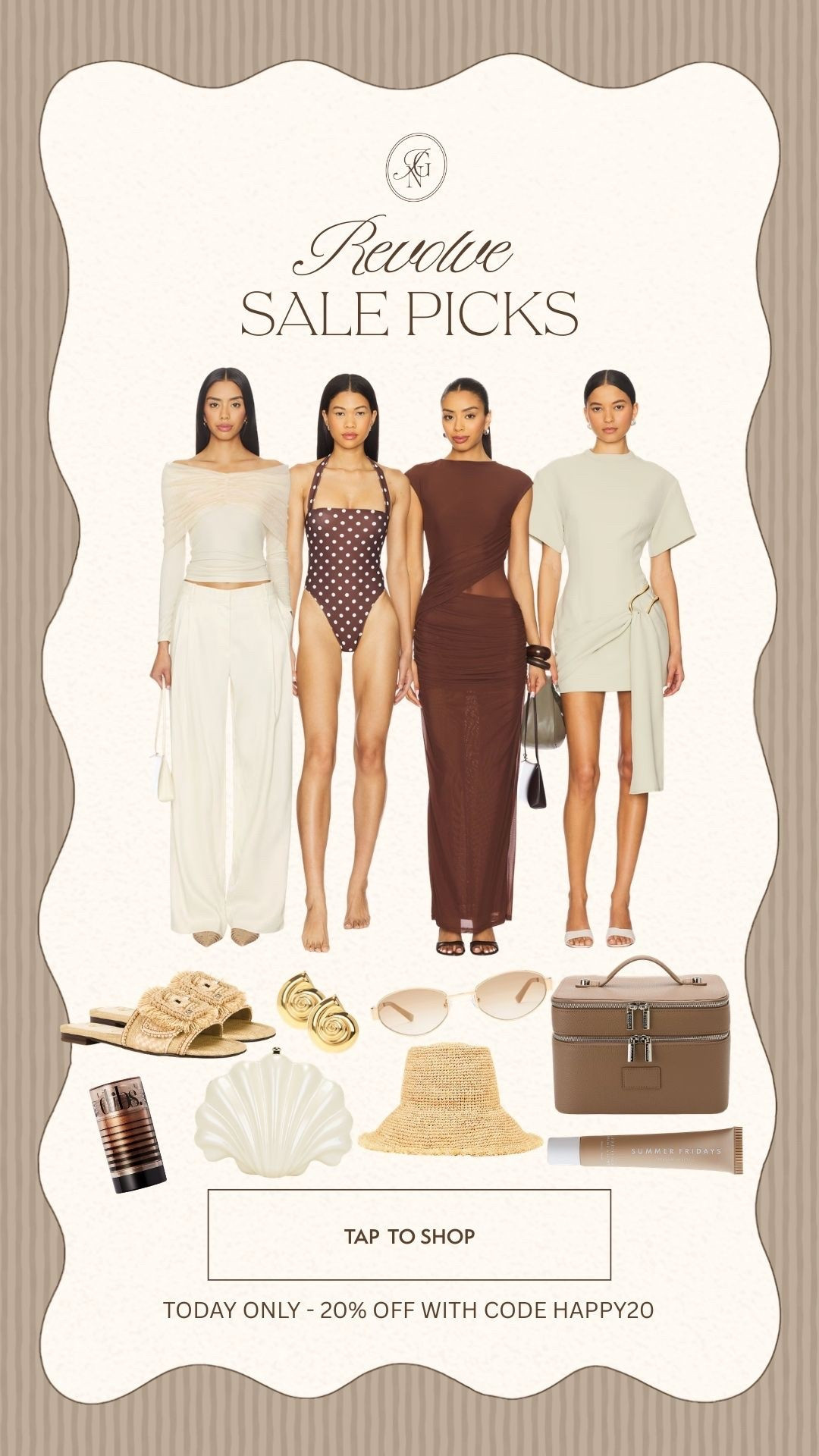 My revolve sale picks 🥥🤎
#revolve #salealert #resortwear #springbreak #beauty 

#LTKTravel #LTKspringtrends #LTKSaleAlert