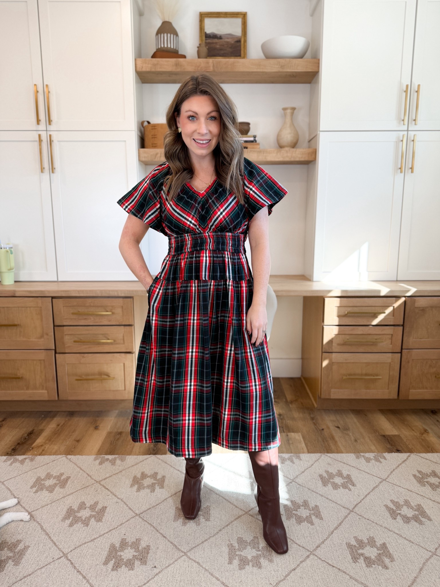 Walmart dress! Great for the holidays! Wearing a small 

#LTKootd #LTKHoliday #LTKStyleTip