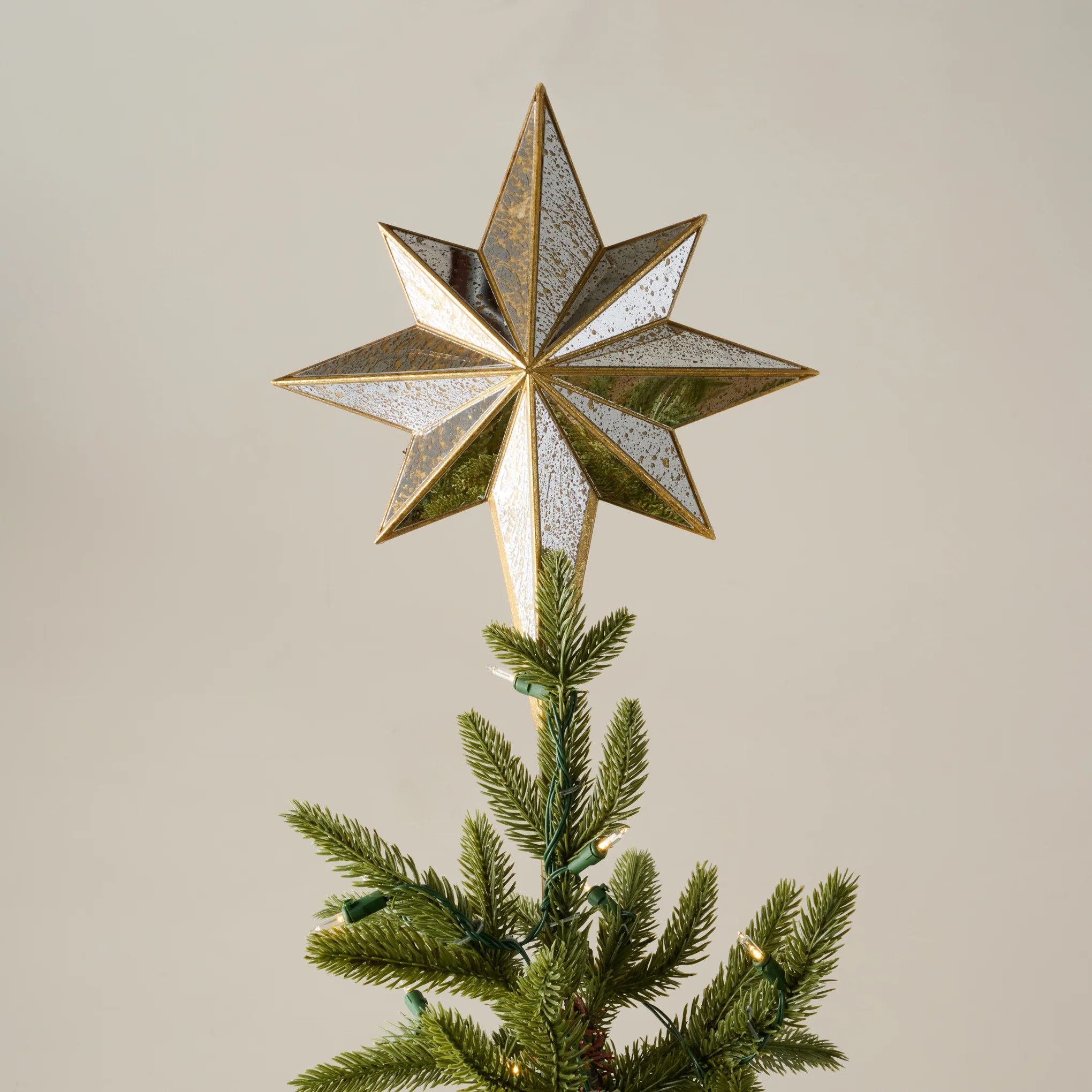 Gold Mercury Star Tree Topper | Magnolia
