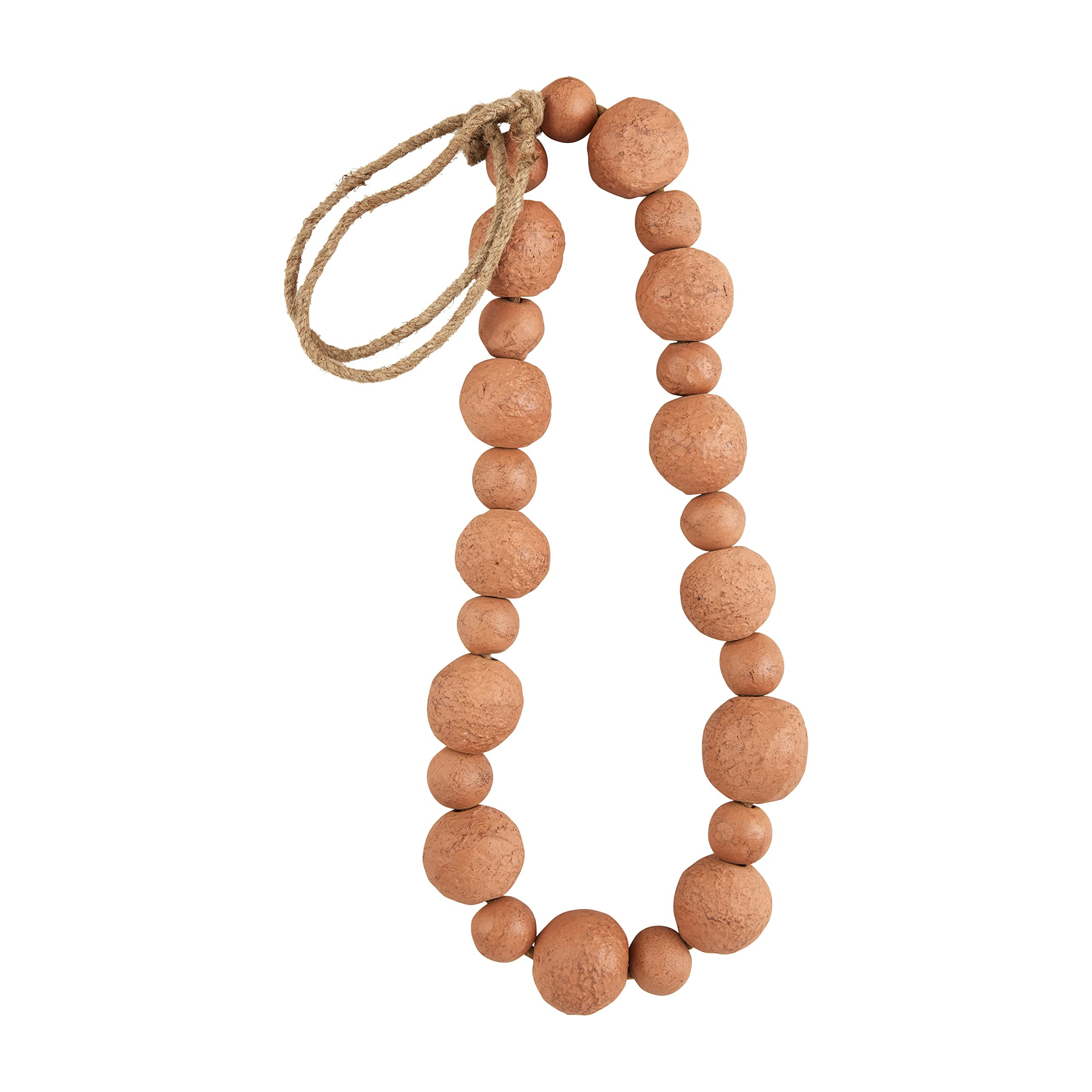 Mud Pie Terracotta Beads, Brown, 13" | Amazon (US)