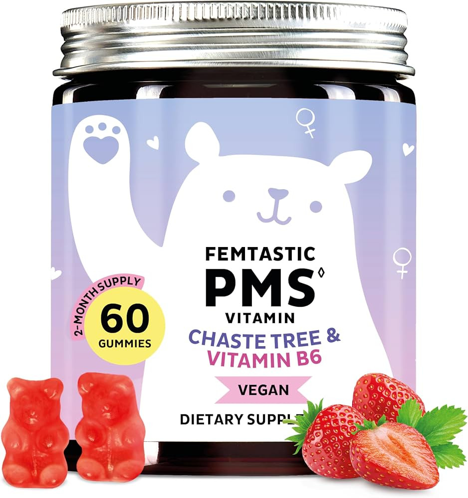 PMS Support Supplement for Women. Menstrual Relief Gummies to Target Hormonal Breakouts, Bloating... | Amazon (US)