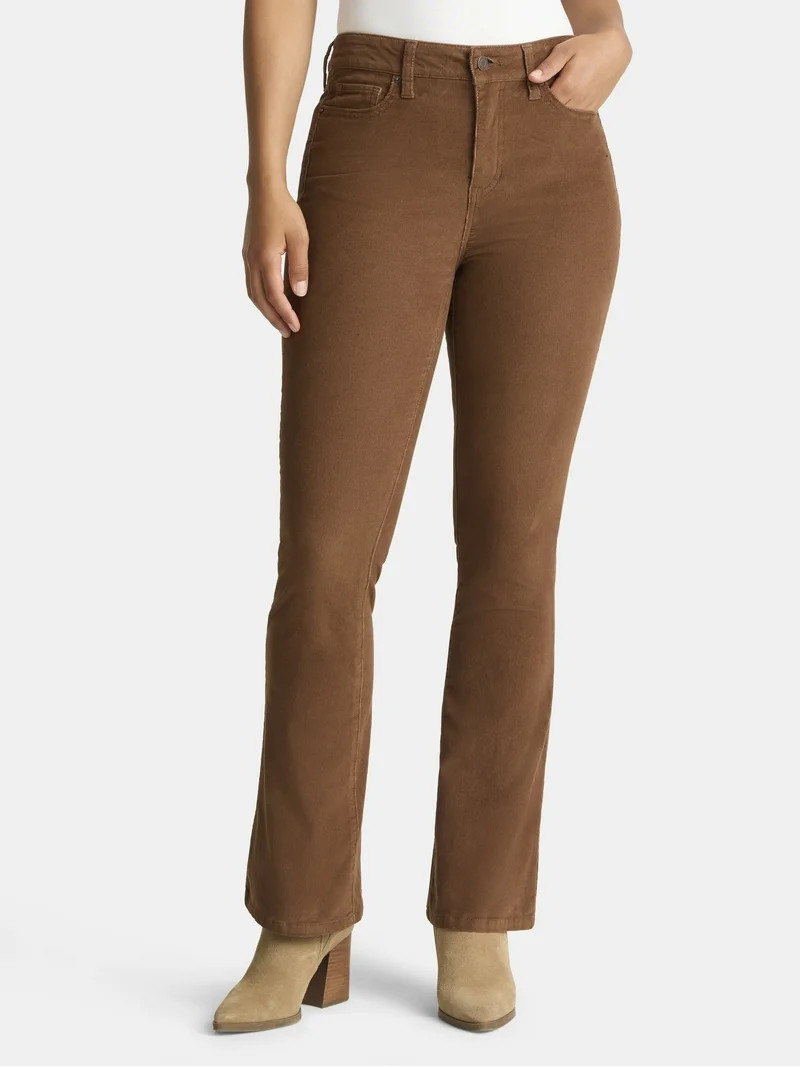 Time and Tru Women's High Rise Flare Jeans, 32" Inseam, Sizes 2-22 | Walmart (US)